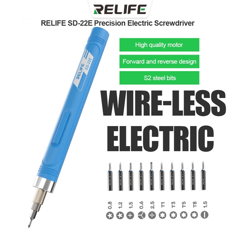 Relife Cacciavite Elettrico Di Precisione SD-22E