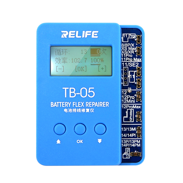 Relife Battery Flex Repairer for iPhone 8 to iPhone 15 Pro Max TB-05