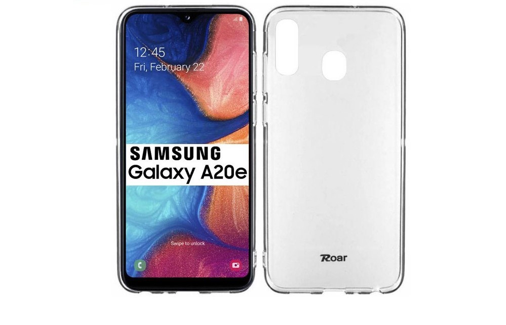 Roar Case Samsung A20e jelly trasparente ultra slim 0,5mm