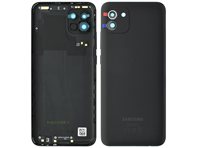 Samsung Back Cover A03 SM-A035 Black GH81-21661A