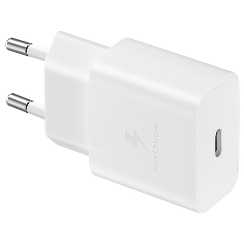 Samsung Caricabatterie USB-C 15W Fast Charge White EP-T1510NWEGEU