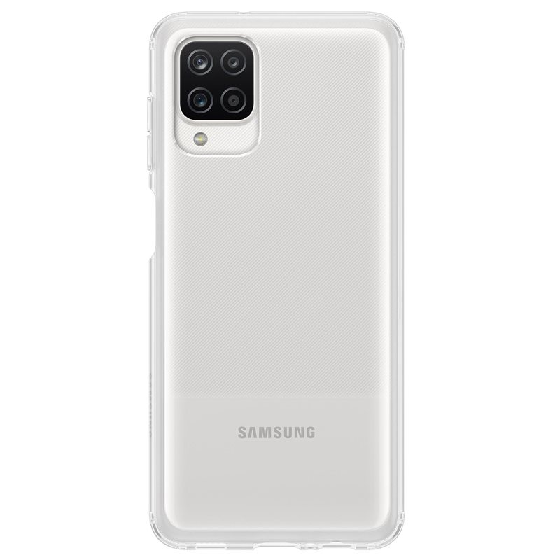 Samsung Custodia A12 EF-QA125TTEGEU Clear Soft Cover Trasparente