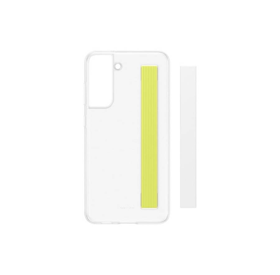 Clear Strap Cover case for Samsung Galaxy S21 FE, White