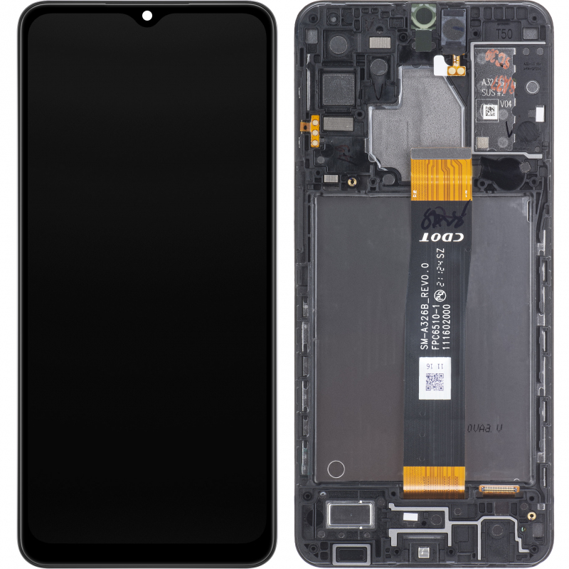 Samsung Display Lcd A32 5G SM-A326B with frame black GH82-25121A GH82-25122A