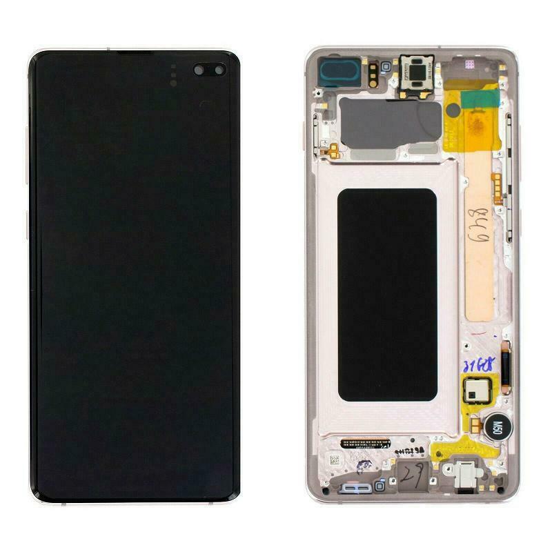 Samsung Display LCD S10 Plus SM-G975F GH82-18849J GH82-18834J Ceramic White 
