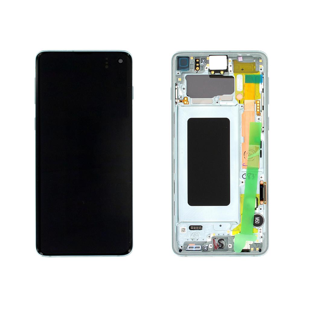 Samsung Display LCD S10 SM-G973F GH82-18850E GH82-18835E Green 