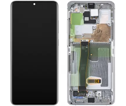 Samsung Display LCD S20 Ultra 5G SM-G988F White No Camera GH82-26036C GH82-26032C GH82-26033C