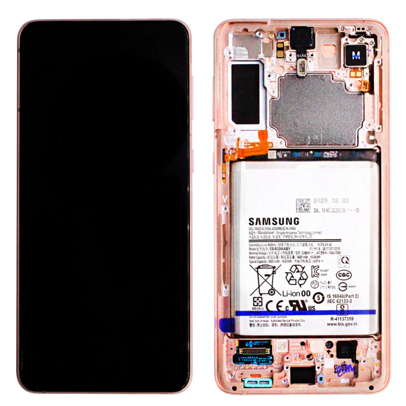 Samsung Display LCD S21+ 5G SM-G996B GH82-24555B GH82-24744B Violet With Battery 