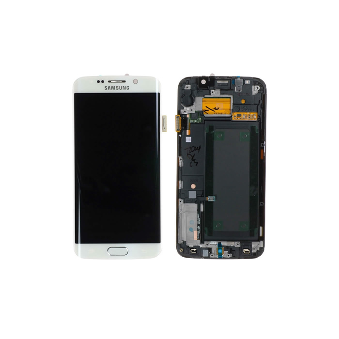 Samsung Display LCD S6 Edge SM-G925F GH97-17162B GH97-17334B White