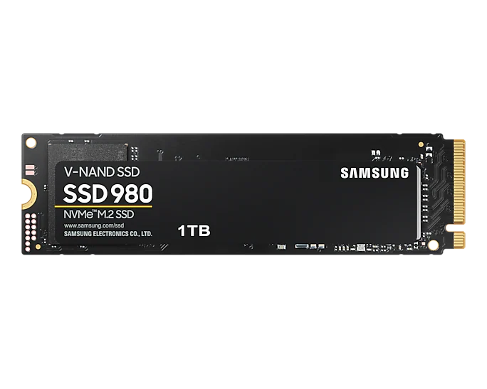 Samsung SSD 1TB M.2 NVMe 980 PCIe 3.0 MZ-V8V1T0BW