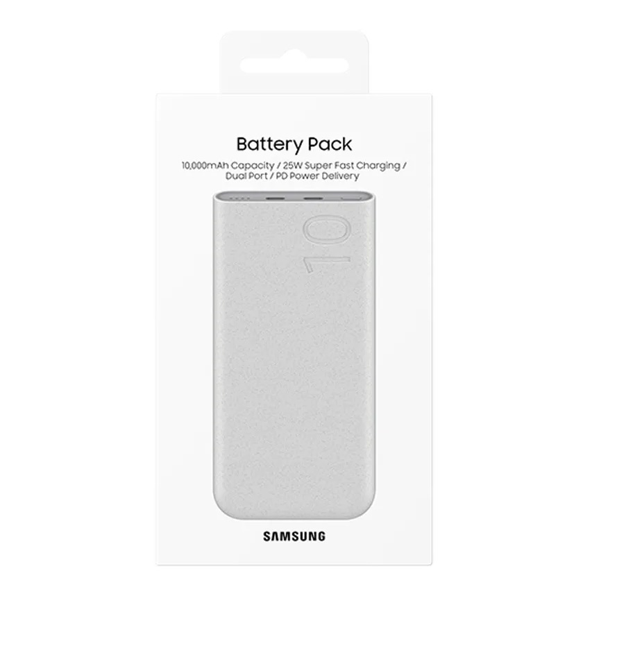 Samsung power bank 10000 mAh 25W Dual Port USB-C beige EB-P3400XUEGEU