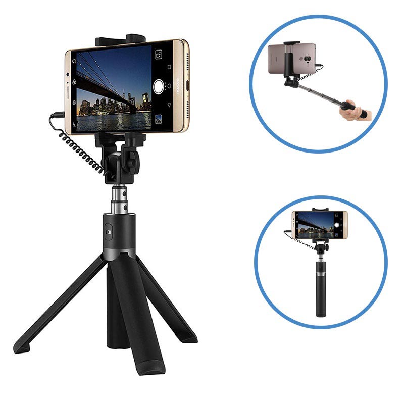 Selfie stick con cavo e treppiede Huawei AF14 02452342 black