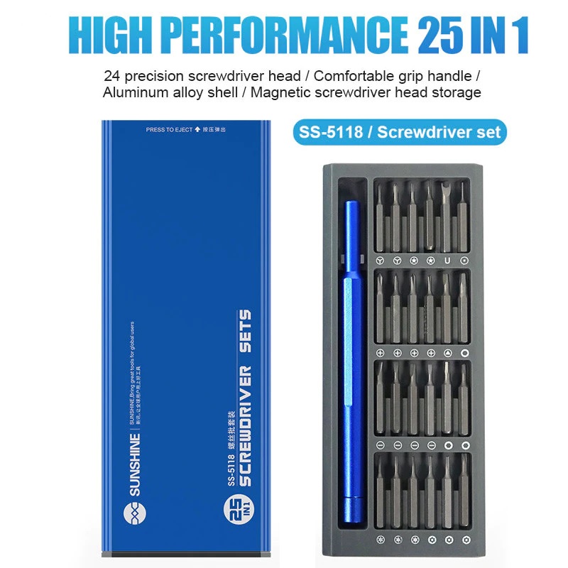Sunshine Screwdriver Kit 25 In 1 (SS-5118)