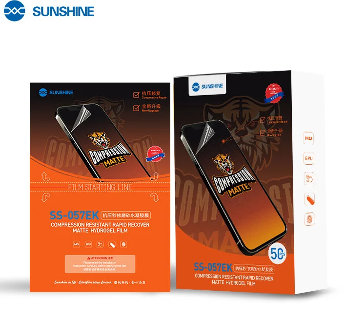 Sunshine Pellicola Hydrogel Opaca Anti-Stress 50 Pz (SS-057EK)