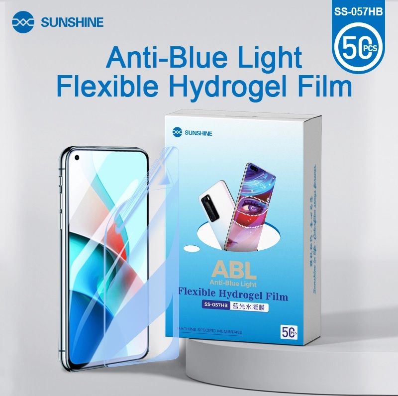 Sunshine Hydrogel Film Clear Anti-Blue Light 50 pcs SS-057HB