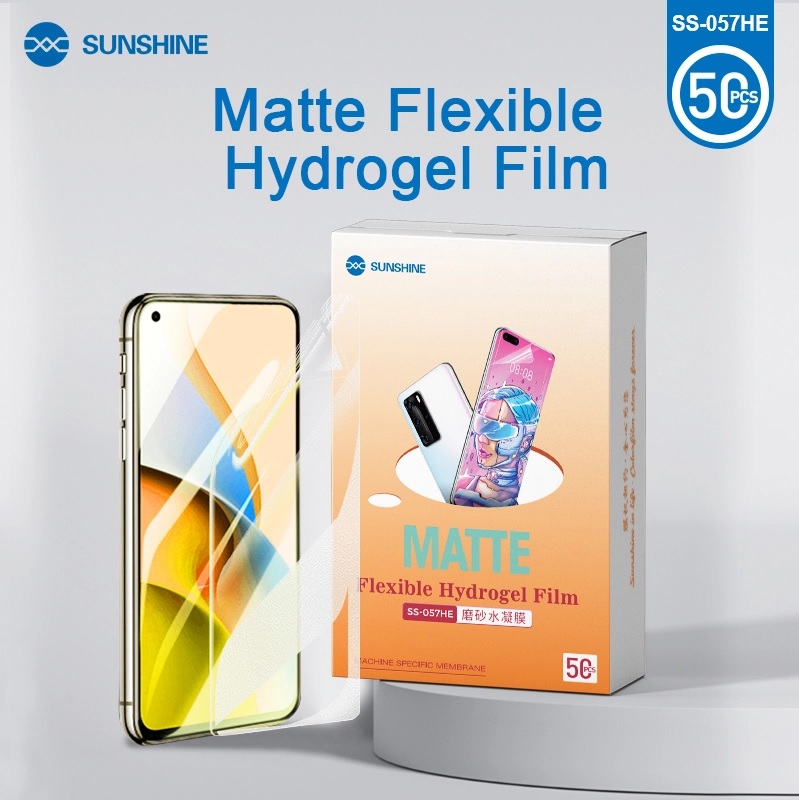 Sunshine Hydrogel Film Matte Flexible 50 Pcs SS-057HE