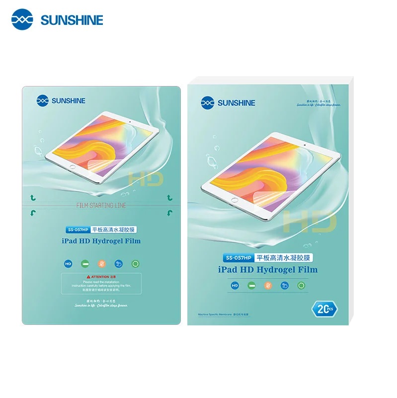 Sunshine Hydrogel Film Clear For Tablet (11" inch) 20 pcs SS-057HP