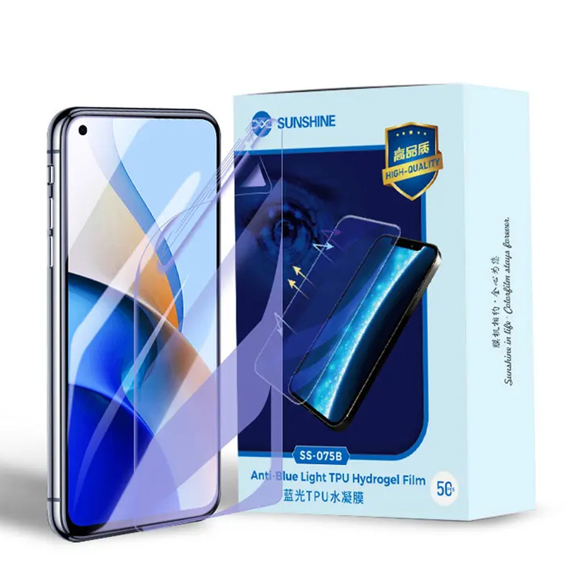 Sunshine Hydrogel Film Clear Anti-Blue Light 50 pcs SS-075B 