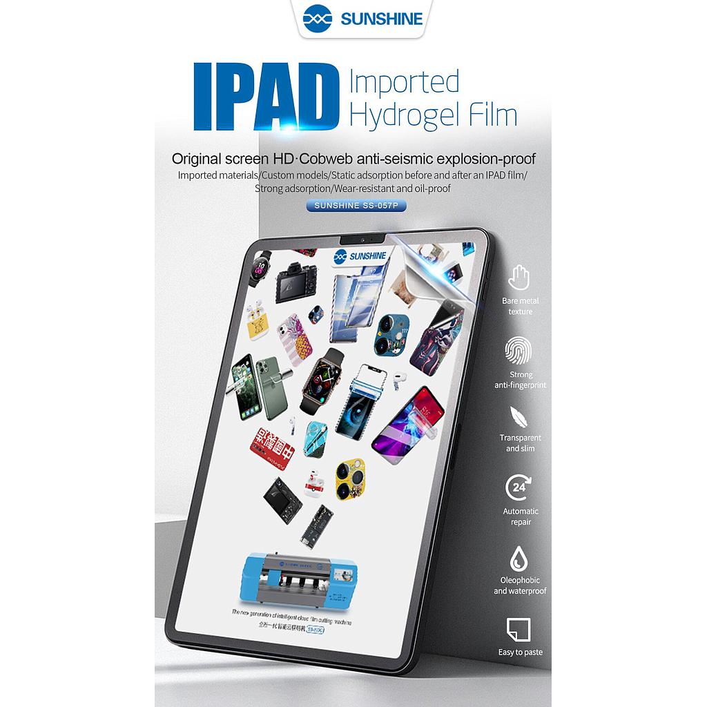 Sunshine Hydrogel Film Clear Flexible for Tablet 11" 20 Pcs SS-057P