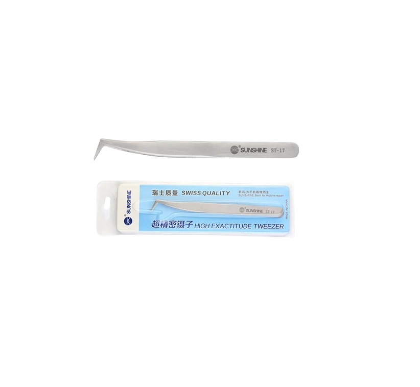 Sunshine Tweezers With Curved Tips antistatic ST-17