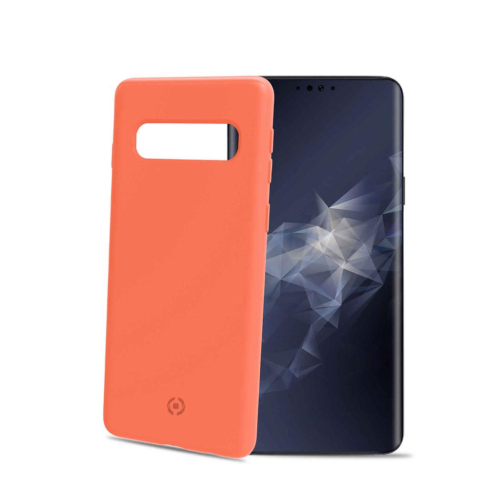 Case Celly Samsung S10 cover shock orange SHOCK890OR