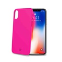 Case Celly iPhone X, iPhone Xs cover shock pink SHOCK900PK