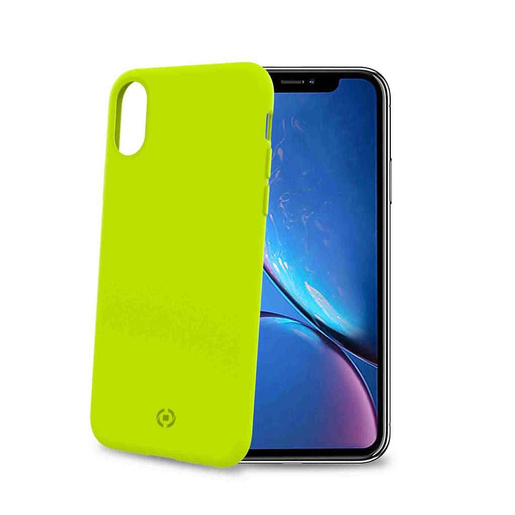 Case Celly iPhone Xr cover shock yellow SHOCK998YL