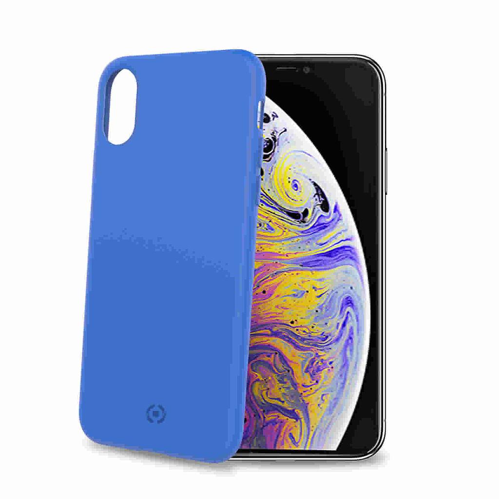 Case Celly iPhone Xs Max cover shock blue SHOCK999BL