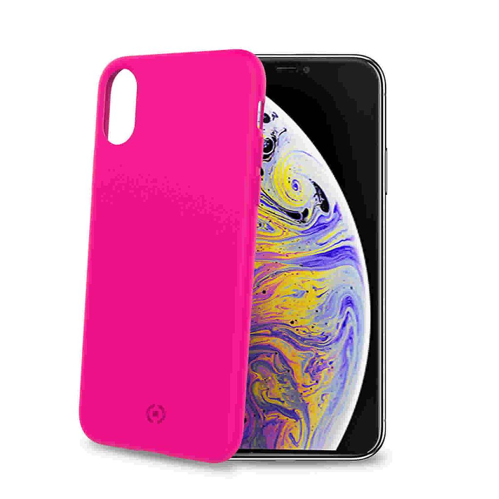 Custodia Celly iPhone Xs Max cover shock pink SHOCK999PK