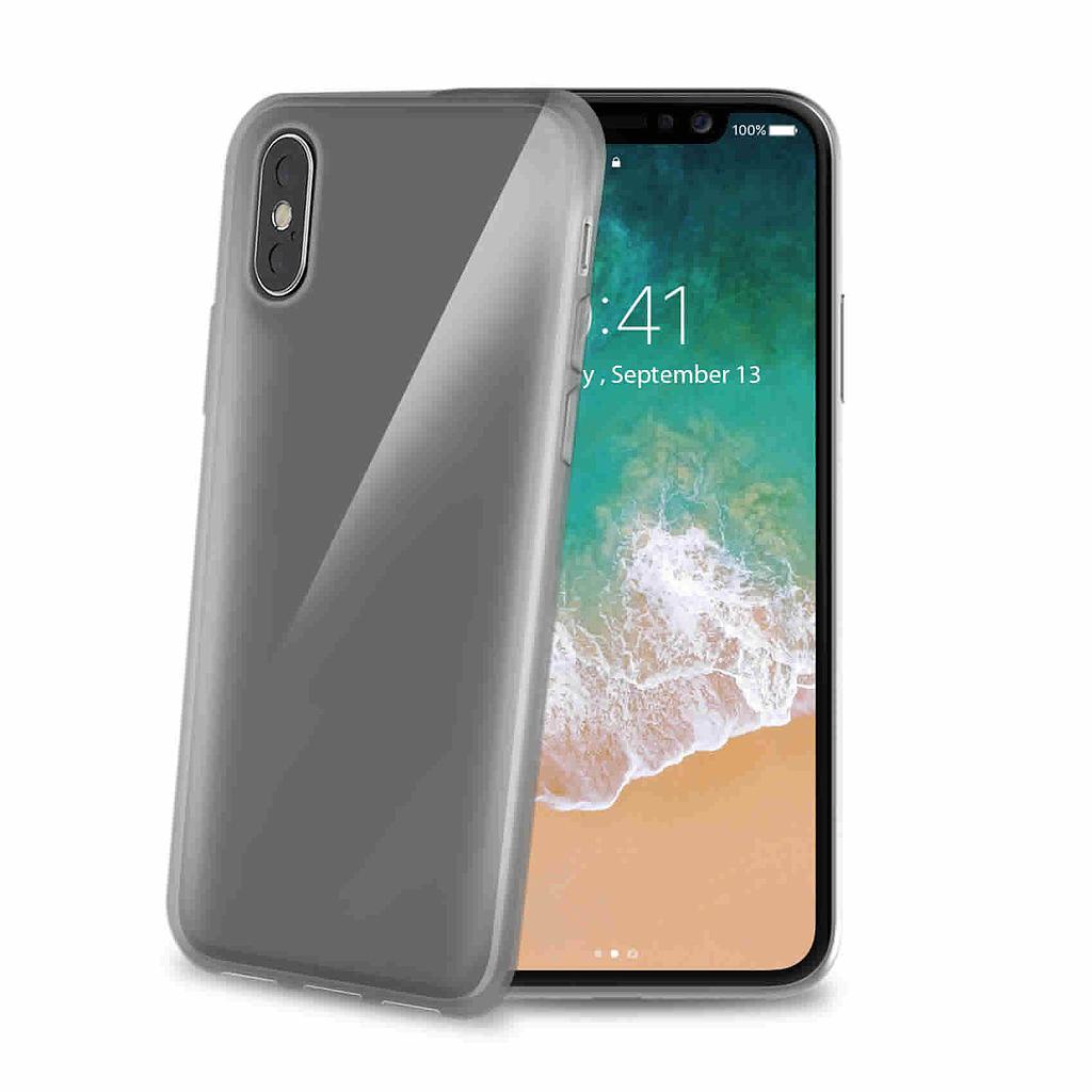 Custodia Celly iPhone X, Xs cover tpu black GELSKIN900BK