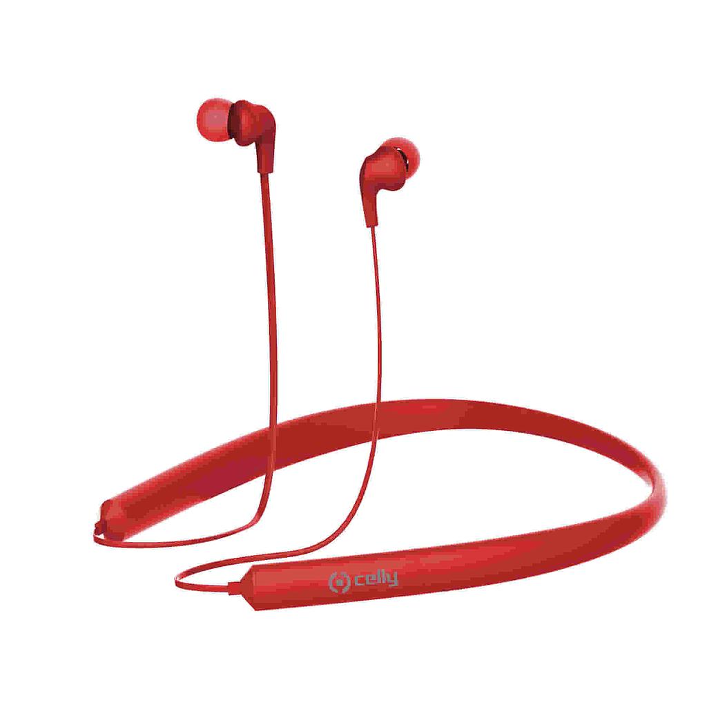 Celly Auricolari Bluetooth stereo Bh Nec red BHNECKRD