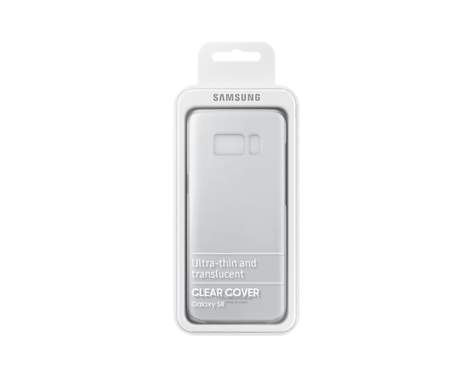 Case Samsung S8 clear cover silver EF-QG950CSEGWW