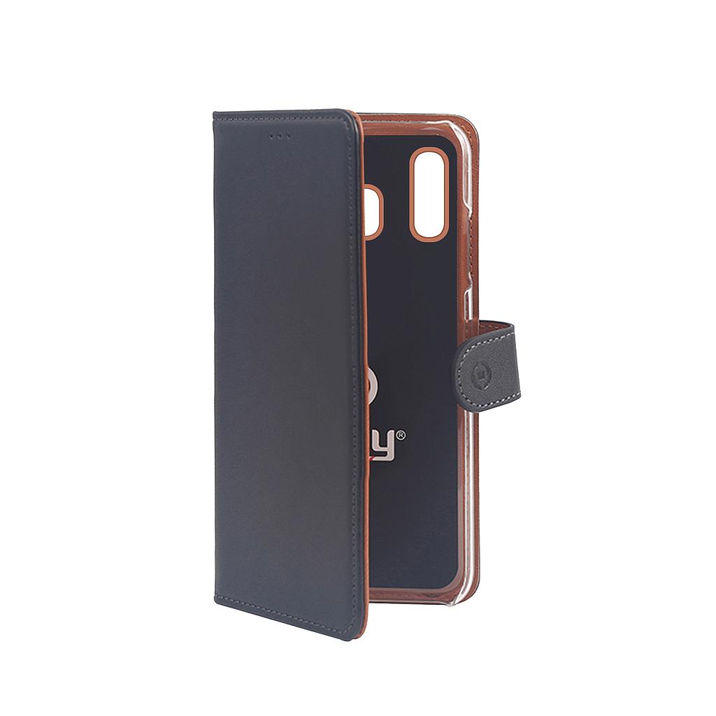 Case Celly Samsung A20e wallet case black WALLY832