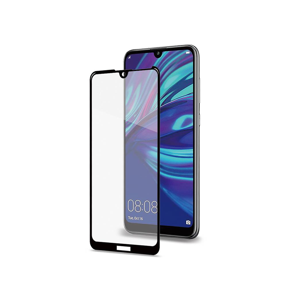 Tempered glass Celly Huawei Y7 2019 full glass black FULLGLASS823BK