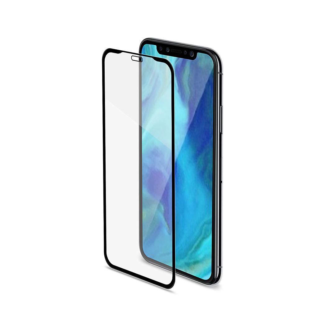 Pellicola vetro Celly iPhone Xs Max full glass black FULLGLASS999BK