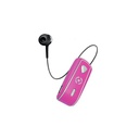 Earphone bluetooth Celly BHSNAILPK Headset retractable pink