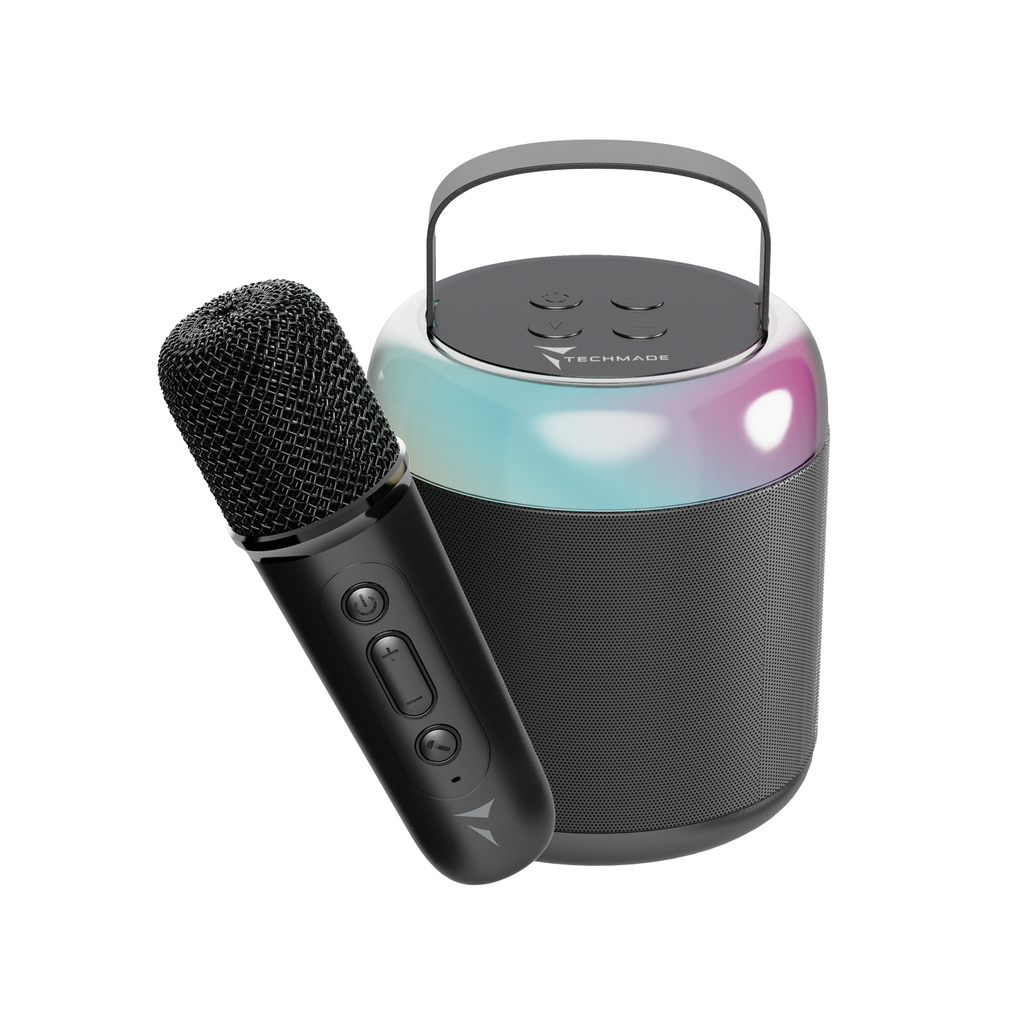 Techmade Karaoke Speaker 5W Black TM-K2-BK