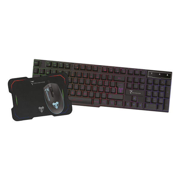 Techmade keyboard mouse & gaming mousepad TM-COMBOGAMING