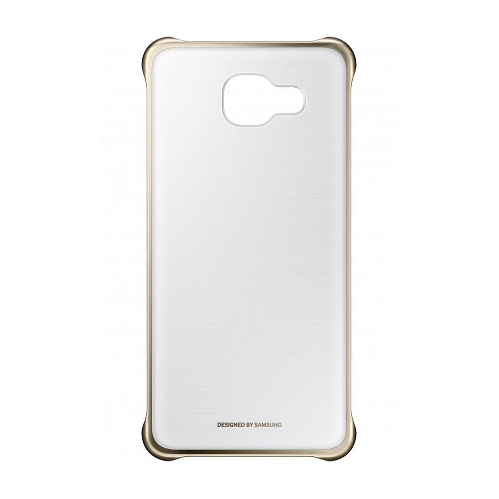 Custodia Samsung A5 2016 clear cover trasparente gold