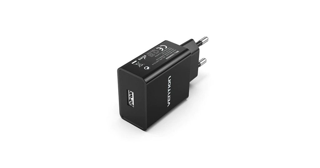 Vention Charger 12W USB Black WML-CH07-EU-B