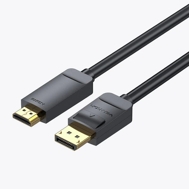 Vention Data Cable HDMI Display Port to 4K 2m Black HAGBH