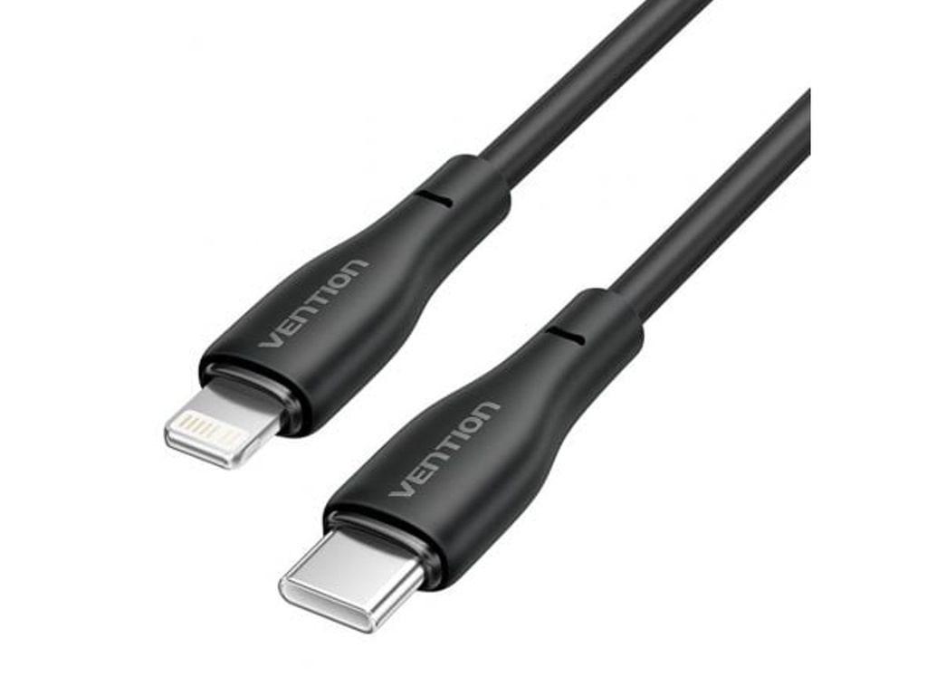 Vention Cavo Dati Type-C To Lightning 27W 1m Black (H28BF)