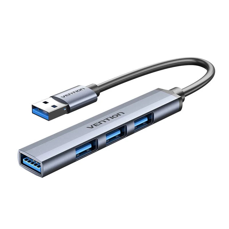 Vention Hub 4 in 1 with 4 Ports USB 3.0 0,15 mt Black CKOHB