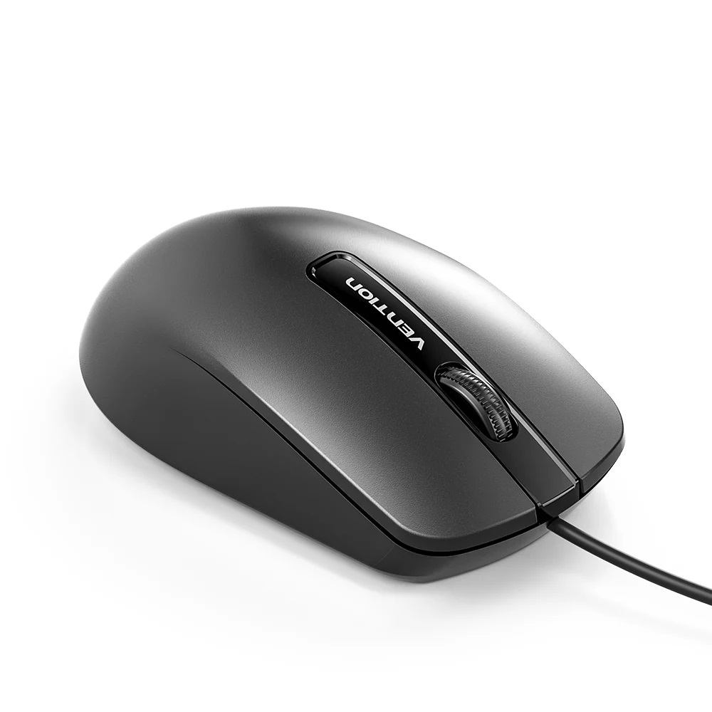 Vention Mouse Wired 3 Buttons Black KTABG