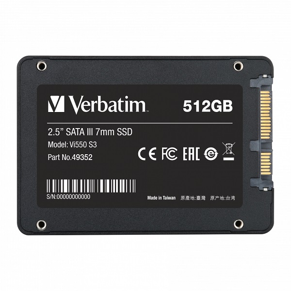 Verbatim SSD 512GB SATA III VI550 S3 2.5" 49352