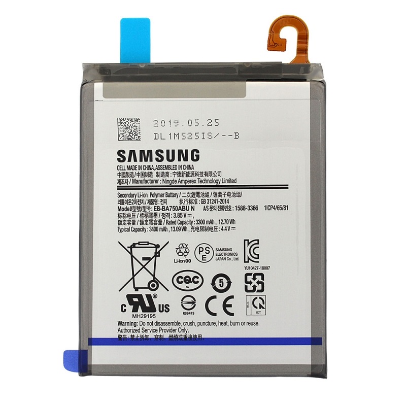 Samsung Batteria Service Pack A10, A7 2018 EB-BA750ABU GH82-18689A GH82-18027A