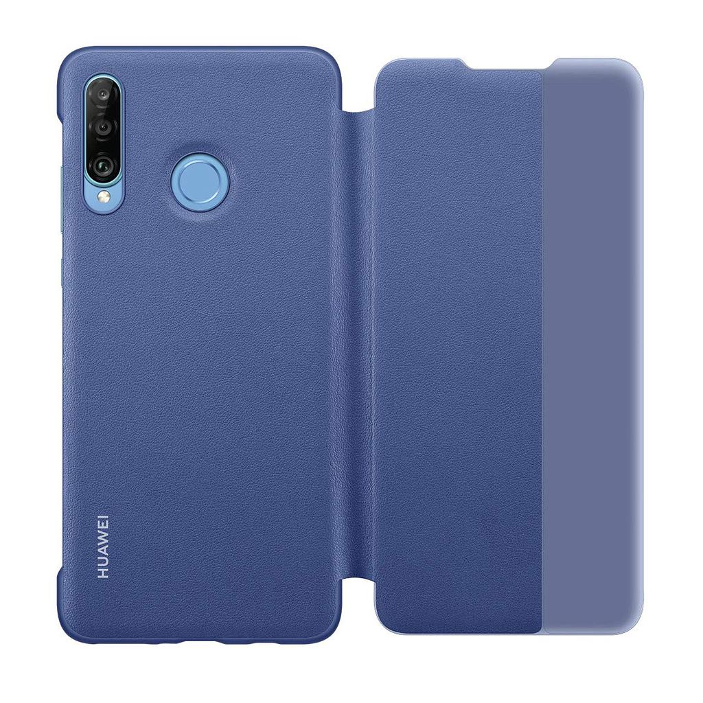 Case Huawei P30 Lite flip cover smart view blue 51993077