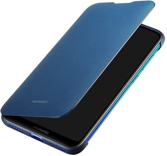 Custodia Huawei Y7 2019 PU flip cover blu 51992903