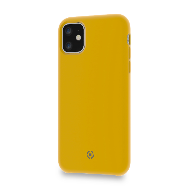 Case Celly for iPhone 11 cover leaf yellow LEAF1001YL