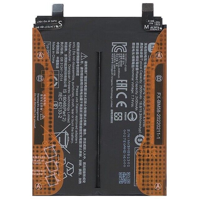 Xiaomi Batteria MI 11T Pro 5G 2107113SG 460200008M1G BM58